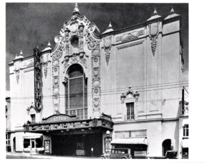 Castro Theater, San Francisco. Exterior view from 1927.