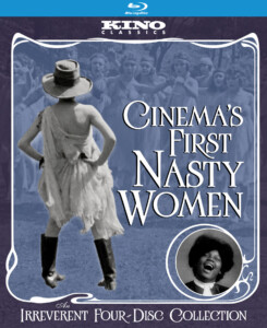Bluray cover representing a woman wearing a cowboy hat 
